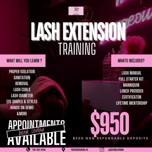 Lash Extension training